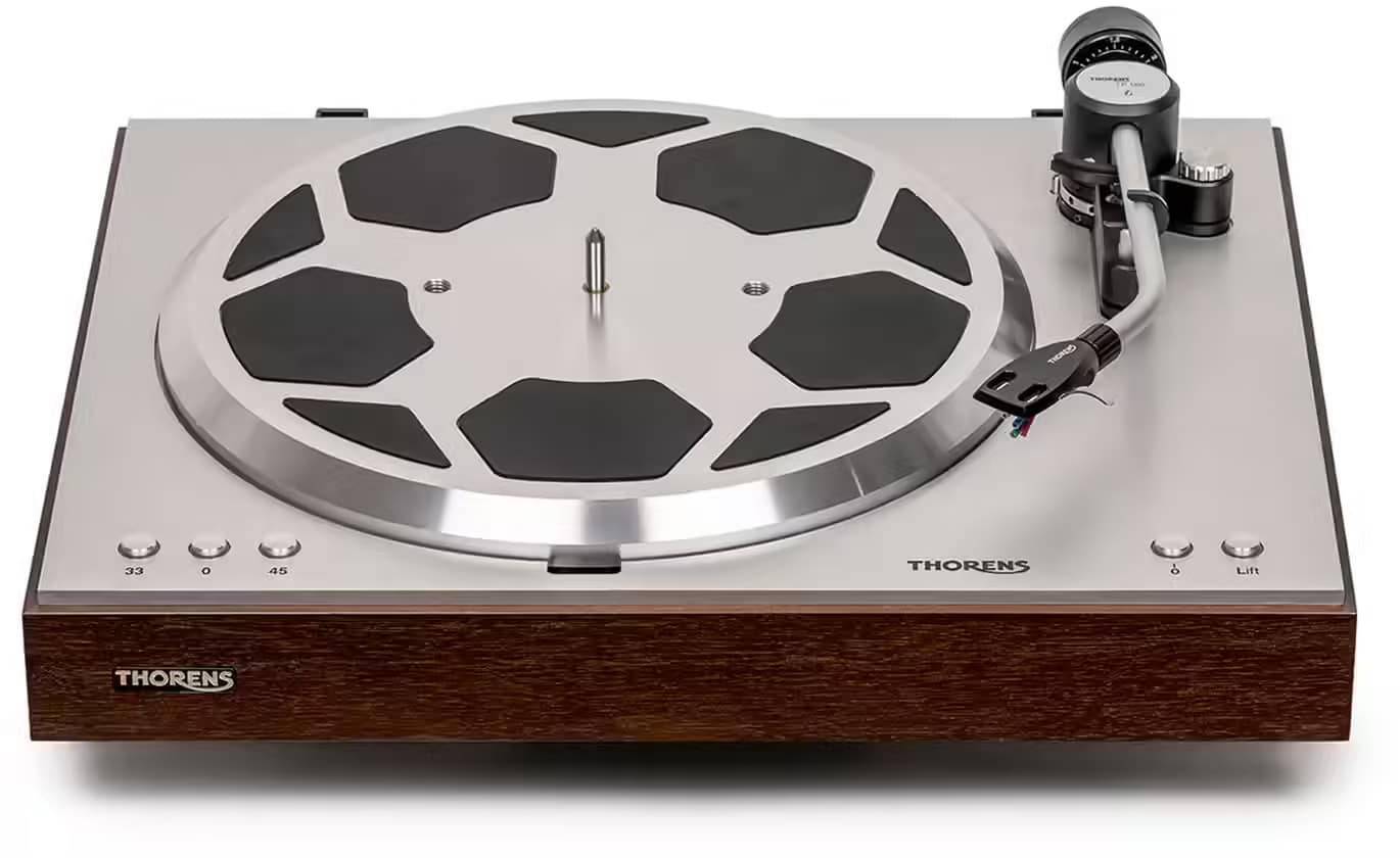 Thorens TD 404 DD - Utan thorens tas 1500 mc pickup Matt mörk ek
