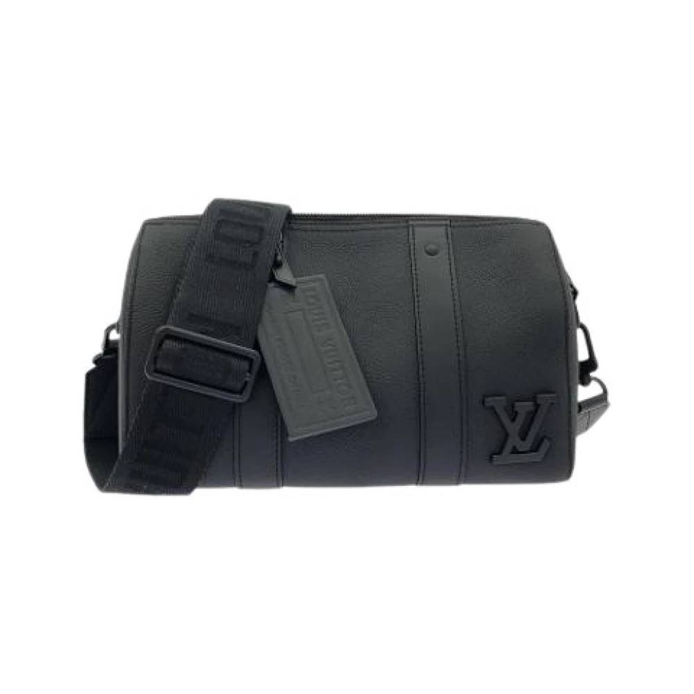 Louis Vuitton Vintage Pre-owned Vintage Skuldertaske - Vintage - Herre - Sort - ONE SIZE - Uld