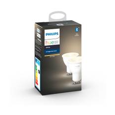 Philips - Hue White 6W Bluetooth GU10 Pære 2 pcs. Hue