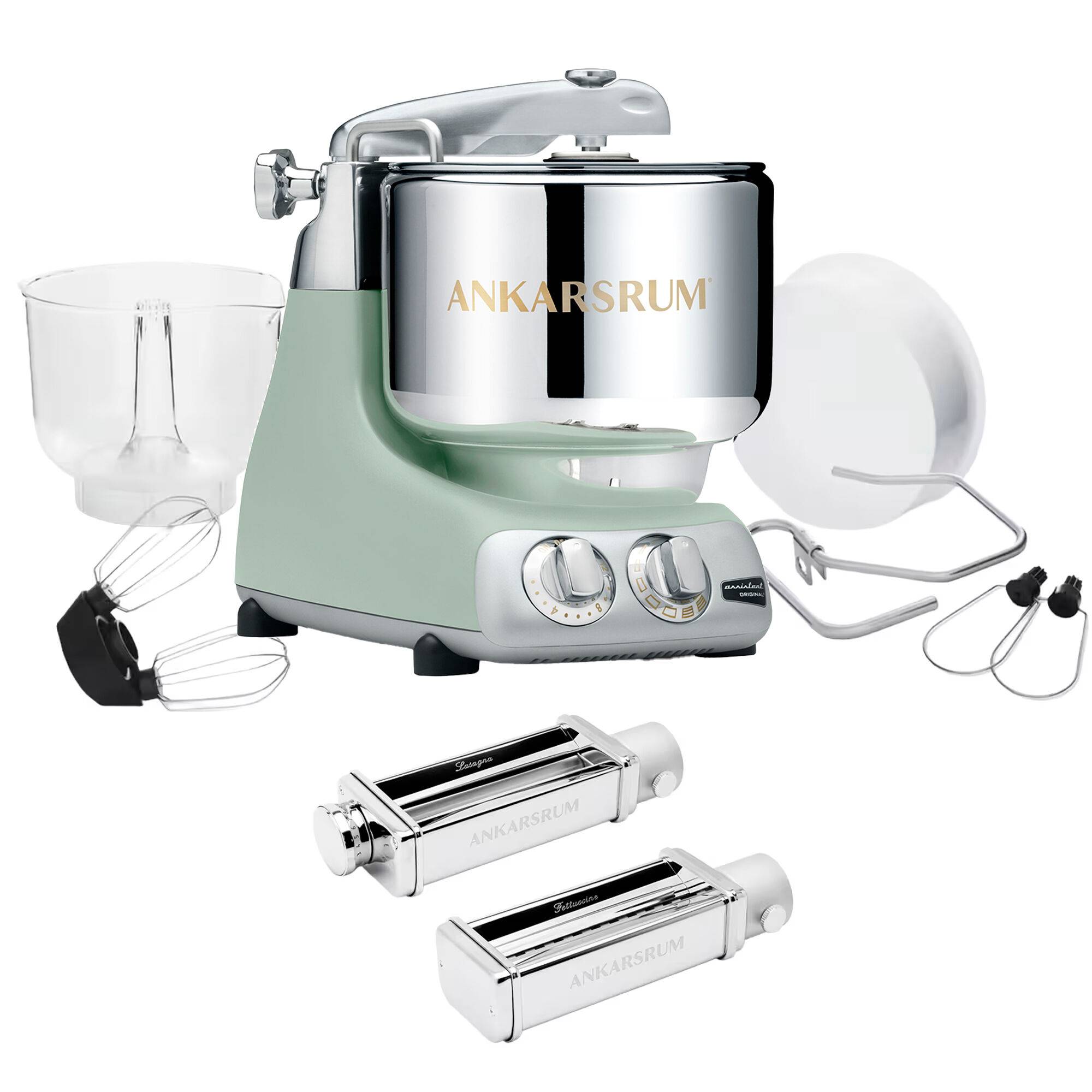 Ankarsrum Assistent Original Nordic Sage + Pastakit