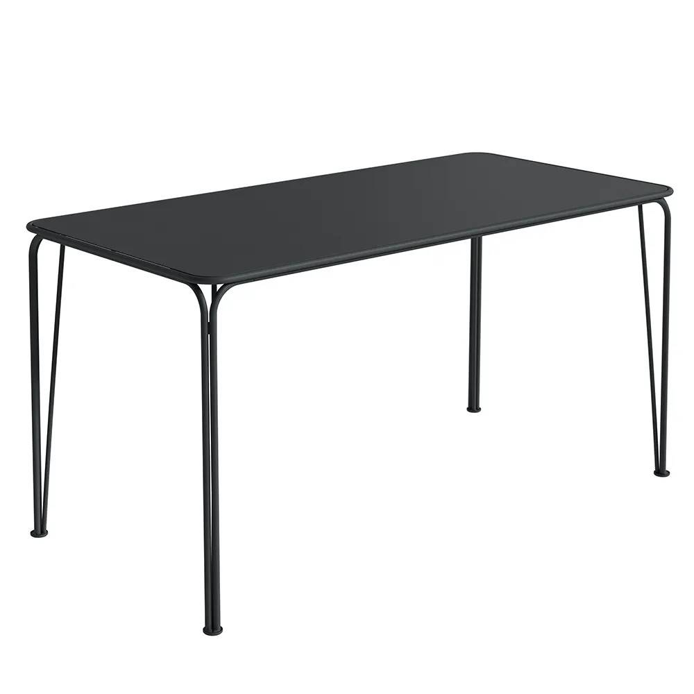 Grythyttan Stålmöbler, Libelle bord 140 cm Grafitgrå