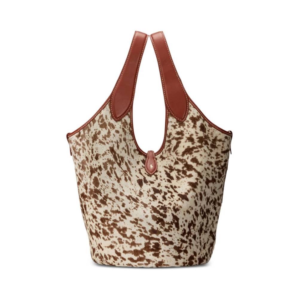 Ralph Lauren Shopper Taske - Tasker - Dame - Flerfarvet - ONE SIZE - Læder
