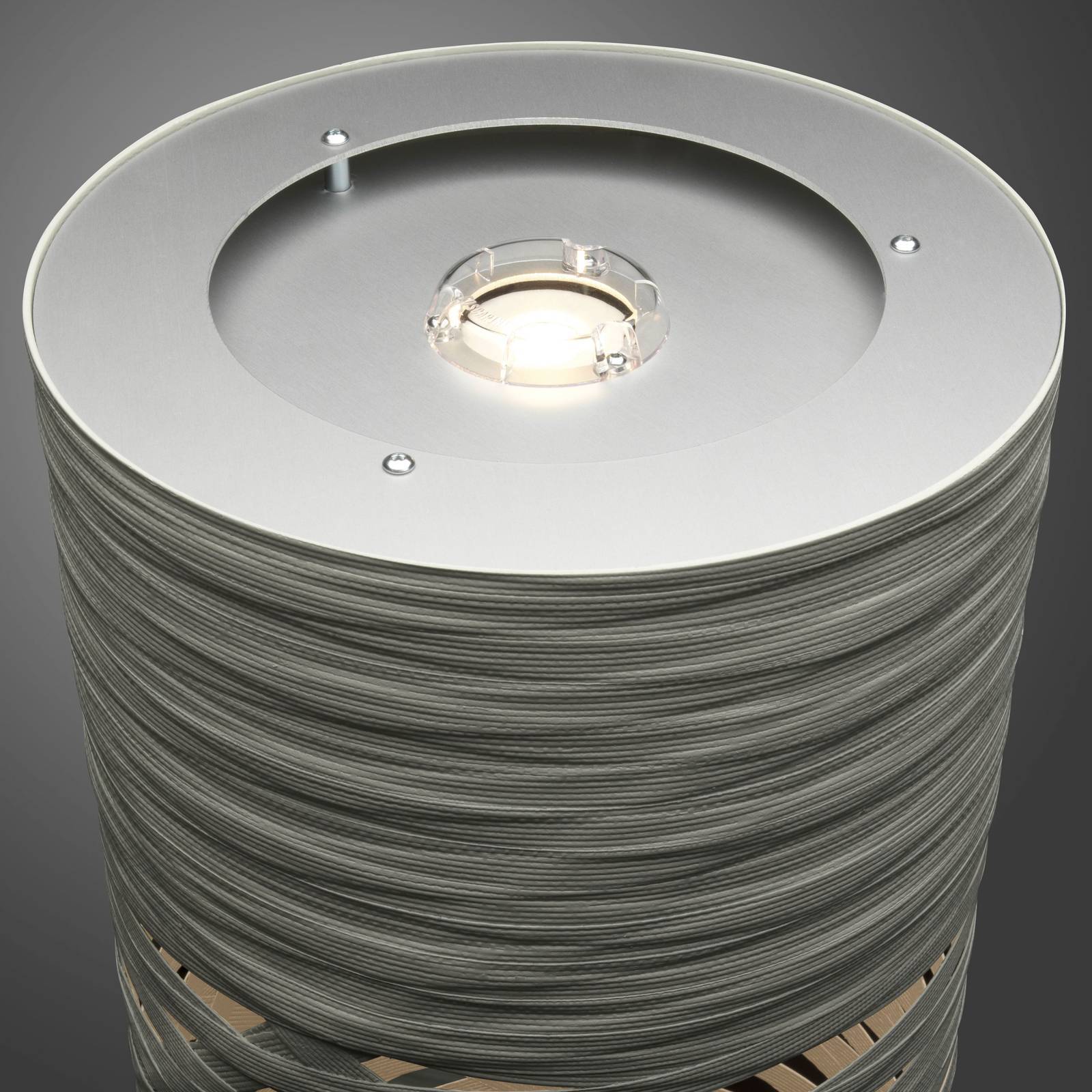 Foscarini Design golvlampa Tress media, dimbar, Vitt / opal, Vardagsrum / matsal, Design, Golvlampa