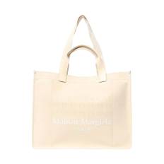 Maison Margiela, Tasker , Dame, Beige, ONE SIZE, Uld, Lærredstote taske