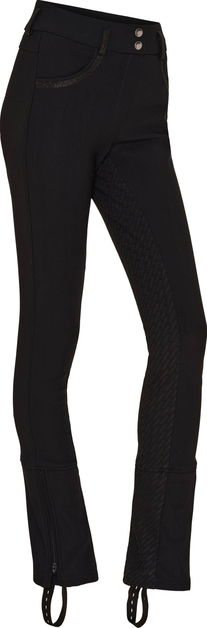Catago Vancouver vinterjodhpurbyxor, helskodd grip - Svart , 40