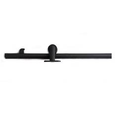 Skydedørsbeslag - inkl. skinne - flere varianter Compact top skinne sort