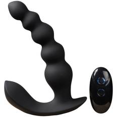 Sinful Beaded Vibrerende Opladelig Butt Plug - Black