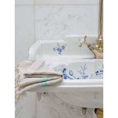 Linnehandduk hamam (Dark sea green, 30x50 cm)