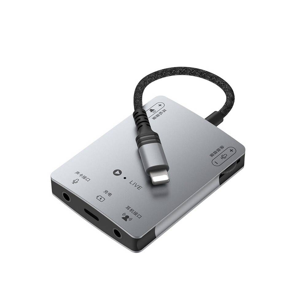 USB Type-C Live Sound Card Speaker Audio Interface Adapter for Headphone High Quality Live Converter