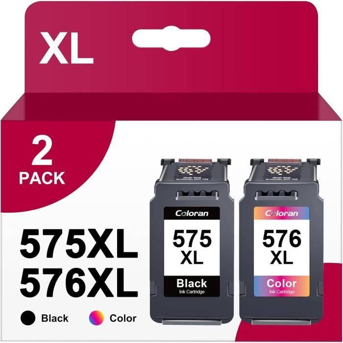 Pg-575Xl Cl-576Xl Återtillverkade Bläckpatroner Kompatibla För Canon 575 Xl 576 Xl För Canon Pixma Ts3550I Ts3551I Tr4[H503]