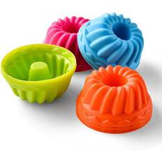 12 x forme silikone mini bageform genanvendelige muffinsforme til kage dessert chokolade budding gelé
