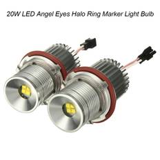 2st 20W LED Angel Eyes Halo Ring Marker Glödlampa Byte för BMW E87 E39 M5 M6 E83 X3 E60