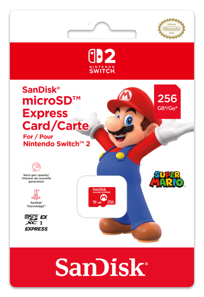 MicroSD Express 256GB Minneskort (SanDisk)