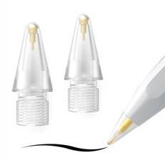 2st/set 5.0 Ersättningsspetsar för Apple Pencil 1st Gen/2nd Gen Transparent Pencil Tips Pennspetsar för iPad Pencil