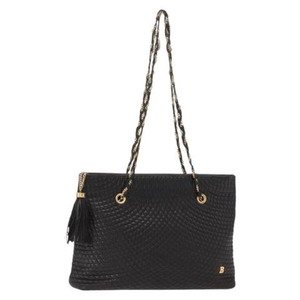 Bally Pre-owned Pre-owned Vintage skuldertaske - Vintage - Dame - Sort - ONE SIZE - Uld