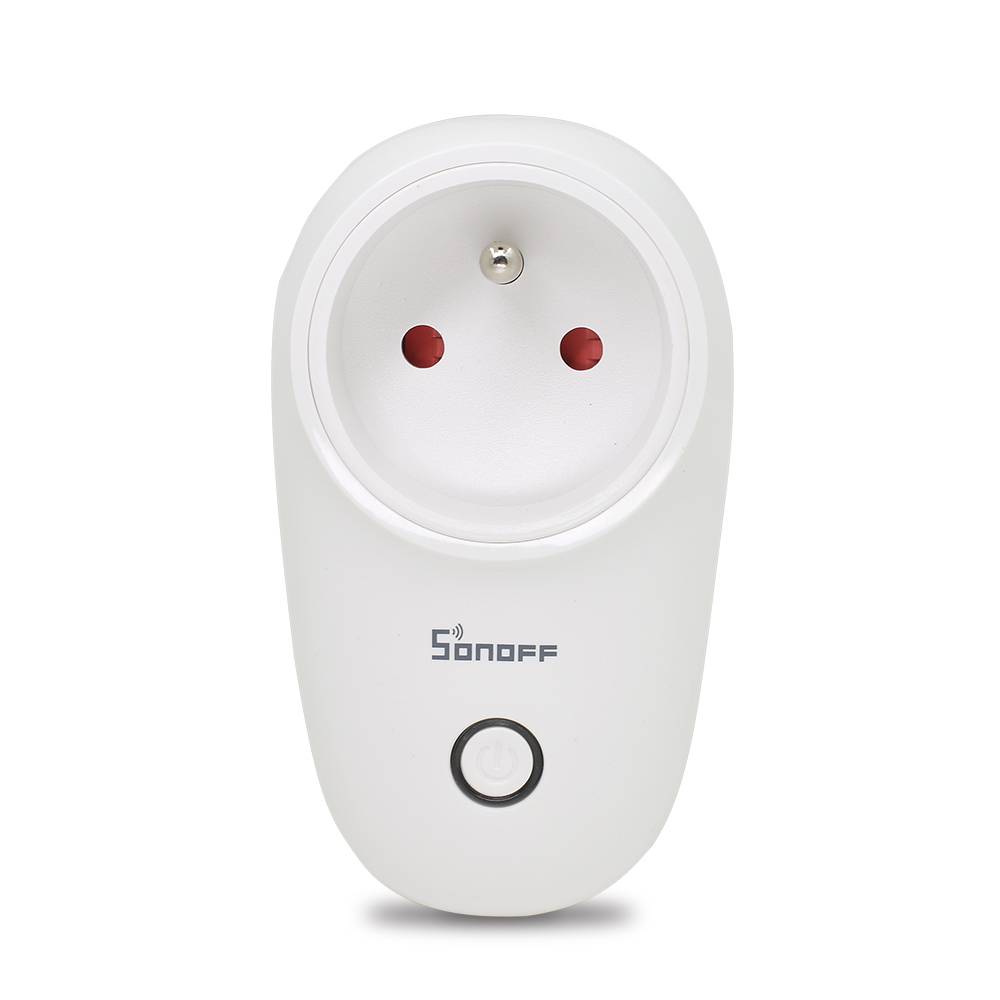 Sonoff s26 eu eu-e/eu-f/uk/au /us 220v 10a smart plug wifi eluttag timer uttag fjärrkontroll alexa google home ifttt kompatibel - S26 eu- e