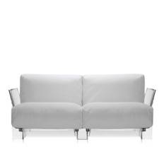 Kartell - Pop Outdoor 2-seater 7042, Ikon White - Soffor utomhus - Piero Lissoni