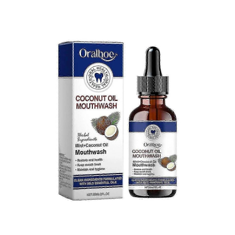 (3pcs) Coconuts Oil To Removes Yellowing And Restores Freshen Clean Residues Stains 60ml Flye2225