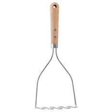 VARDAGEN potatisstöt, rostfritt stål/bok, 30 cm