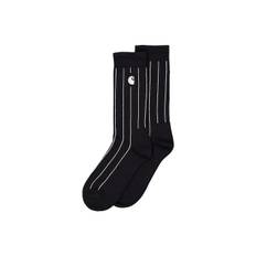 Orlean Socks Orlean Stripe, Black / White - Musta (ONESIZE)