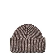 BECKSÖNDERGAARD Striped Oma Beanie |Brun |One Size