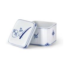 Royal Copenhagen Alfabet Bonbonniere - A - B 7 x H 7,2 x L 7 cm - Porcelæn - Hvid