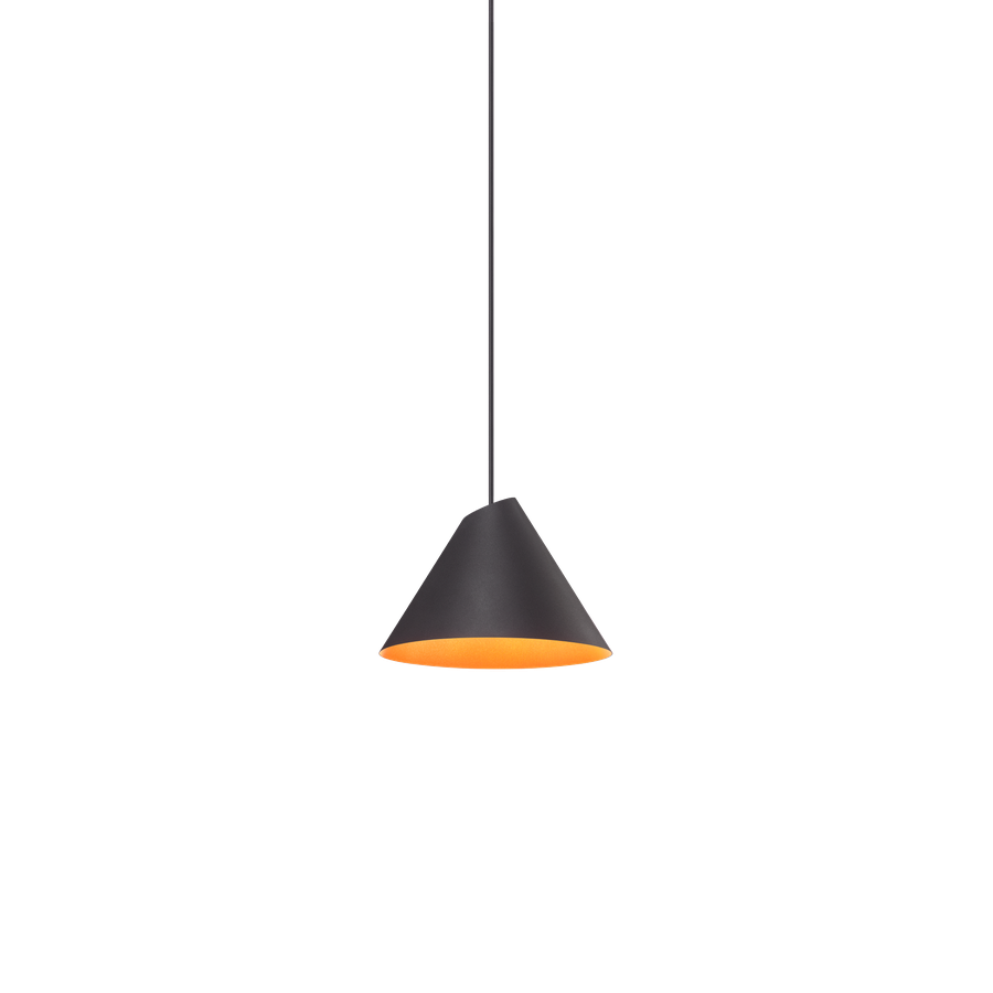Shiek pendel Wever & Ducré - 1.0 LED, Ø 17 cm, H 11,7 cm / Hvid / Sort/kobber