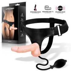 LateToBed Brato Inflatable Strap-On Skin - naturlig