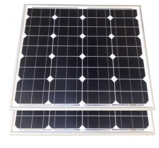 Solpaket 2x 50W - inkl batteri för båt/husbil