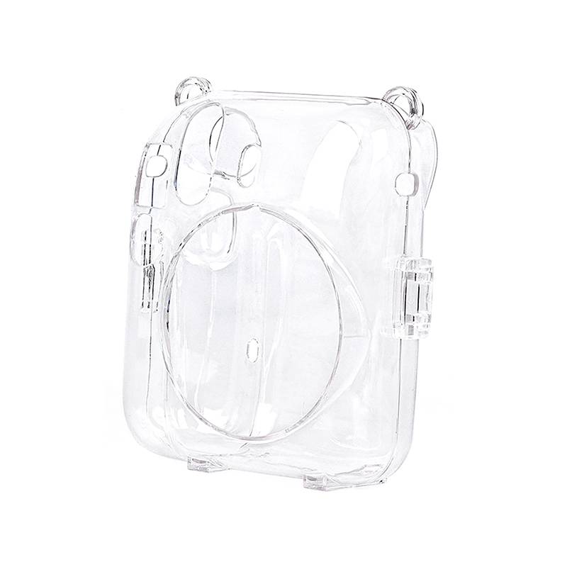 New For Instax Mini 12 Transparent Camera Case Protective Carry Bag Cover Without Shoulder Strap PC Crystal Storage Bag