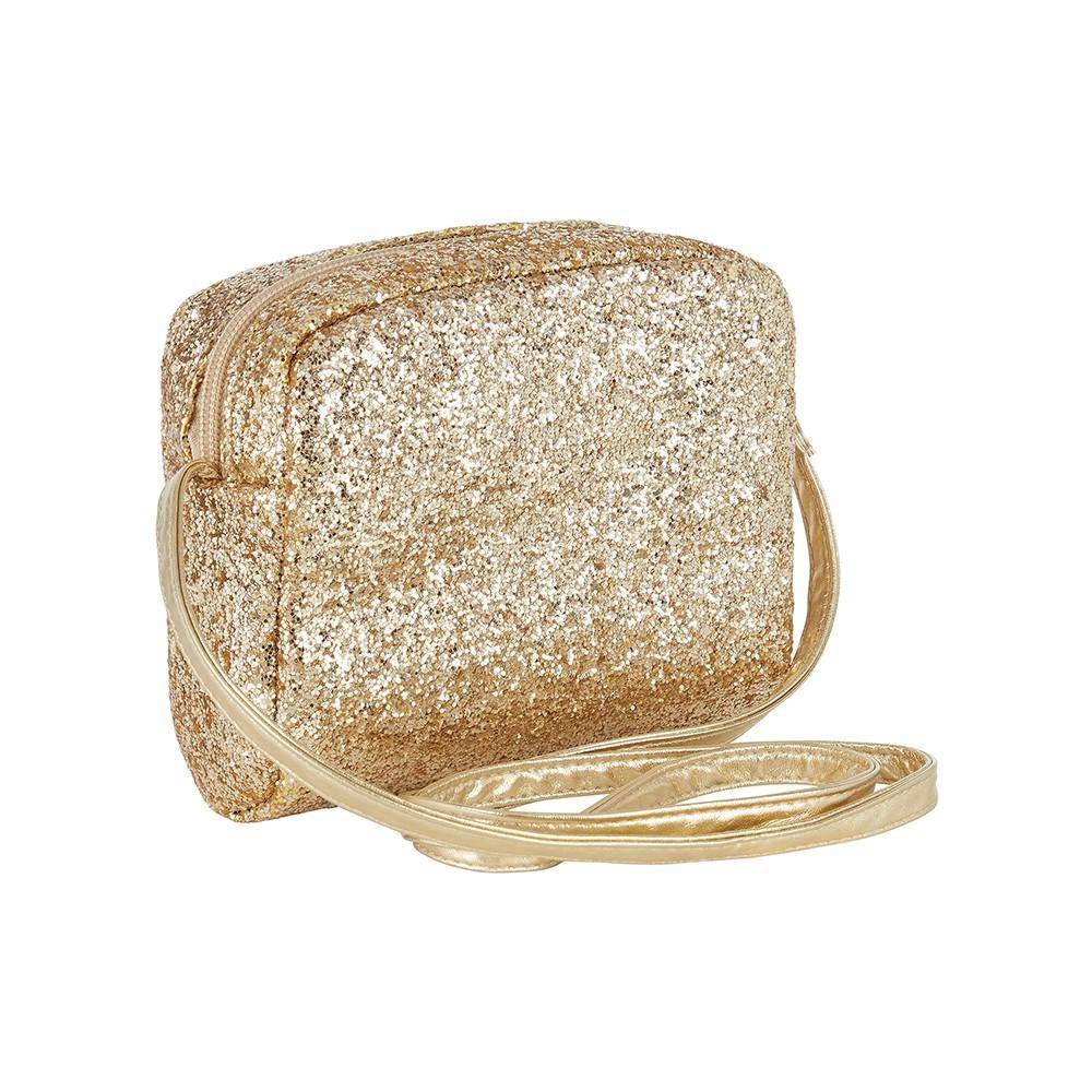 Mimi & Lula skuldertaske Guld glitter