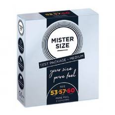 Mister Size Pure Feel 3 stk, Testkit 53, 57, 60