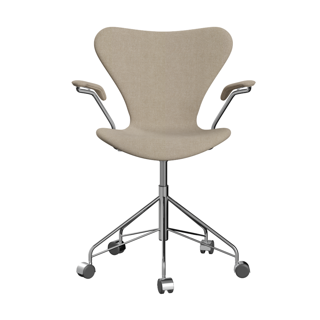 3107 Syver kontorstol, fuldpolstret fra Fritz Hansen - Køb her.