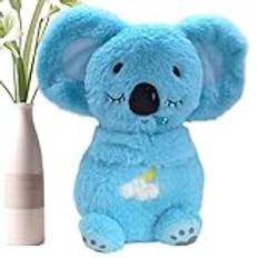 Koala Breathing Stuffed Animal | Interactive Koala Toy | Koala Plush Toy | Plush Serenity Animal | 4 Modes Adjustable Sleeping Koala with Musical Lights and Rhythmic Breathing Motion for Kids