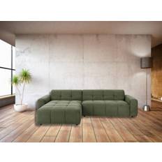 DEMO MODEL - Blanco chaiselongsofa - AFHENTNINGSTILBUD (venstrevendt, Caso stof grøn)