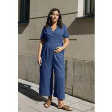 Jumpsuit gravid med amningsfunktion - Blå