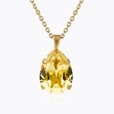 Caroline Svedbom Mini Drop Halsband ReCreated™ Dark Jonquil - Guld