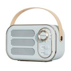 Multifunktionel Mini Bærbar Fm Radio Bluetooth Højttaler Usb Tf Aux Indendørs Udendørs Retro-design trådløs højtaler