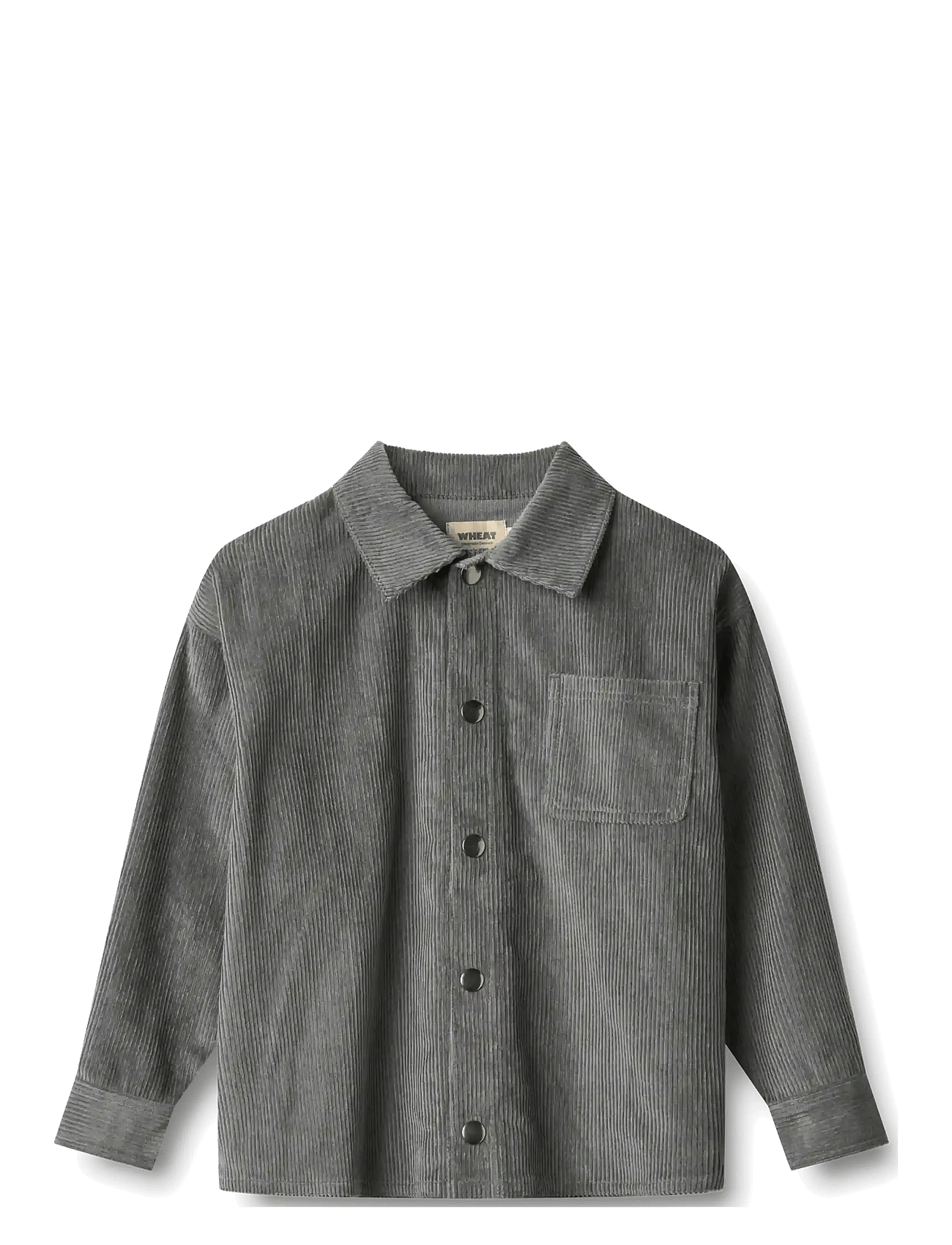 WHEAT Overshirt L/S Marcel | Grey | 104