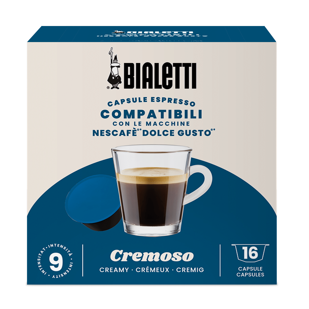 Bialetti Dolce Gusto Compatible Capsules - 6 Pack (6g x 96) / Cremoso (6 Pack (6g x 96))