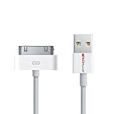 TECHGEAR USB-kabel kompatibel med Apple iPod Nano, iPod touch, iPod Classic, iPod Video och iPhone 3G 3G 4 4s och iPad 1 2 3 och andra med 30-stiftskontakter - USB-laddning och synkroniseringskabelledning