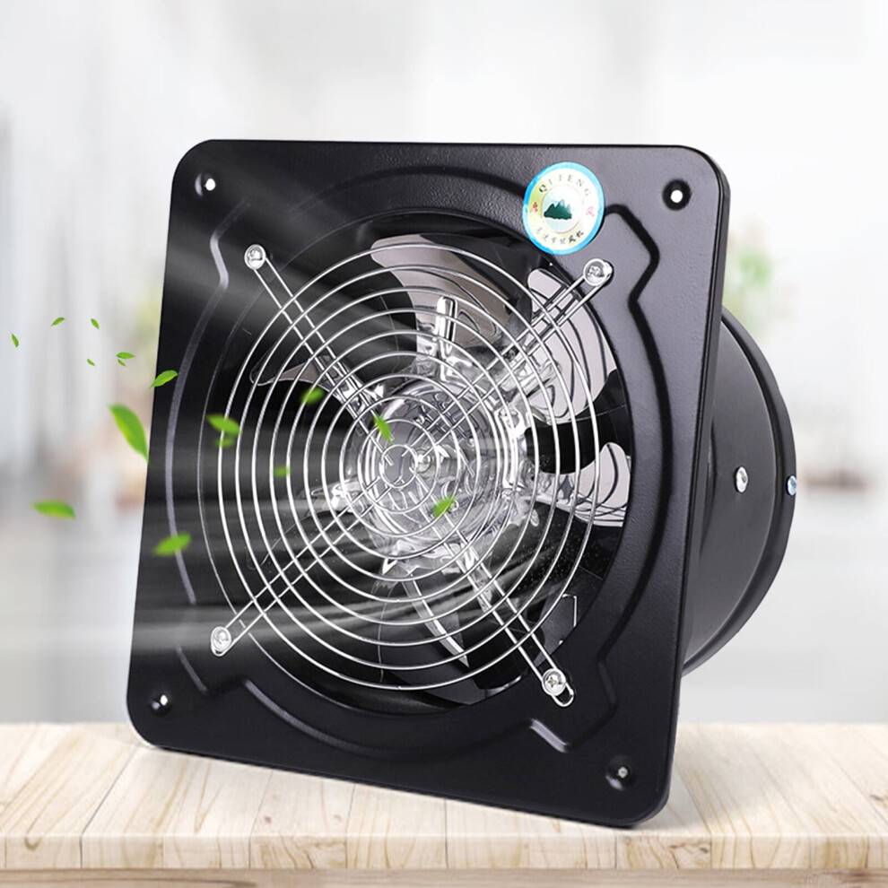 9" kraftig udsugningsventilator, 2600 o/min kobbermotor, væg-/vinduesmontering, 50W stille luftudsugningsventil til køkken, badeværelse, værksted