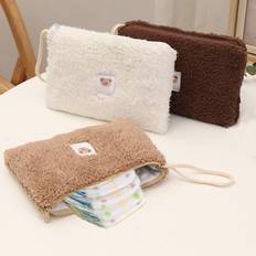 1 Piece Newborn Diaper Bag Cartoon Bear Plush Baby Organizer For Women Baby Item Storage Bag Toddler Baby Organizer vit