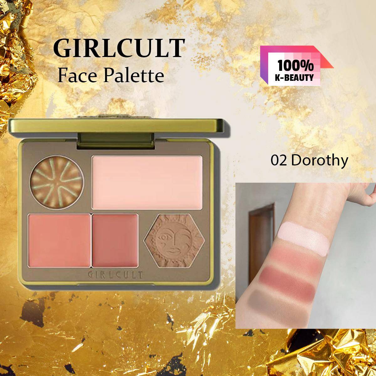 Girlcult Ansiktspalett 15g/0.53oz 13g/0.46oz 14.2g/0.50oz (3 färgalternativ)