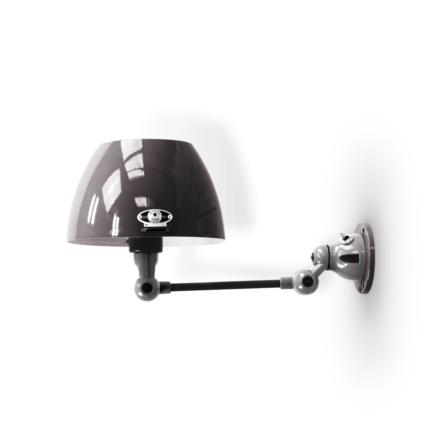 Aicler AIC701 væglampe fra Jieldé - Black / Poleret/blank