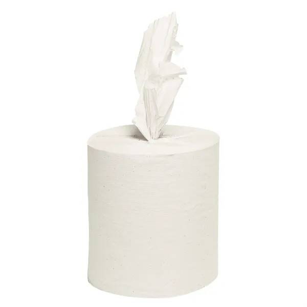 Handduksrulle, Classic, neutral, 1-lags, Midi, 300m x 20cm, Ø20cm, vit, 100% återvunnet papper, 6 rl