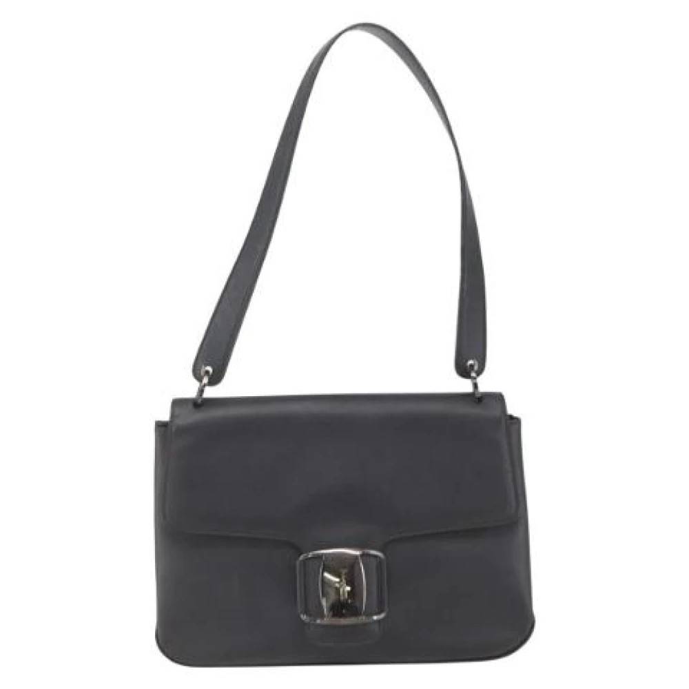 Salvatore Ferragamo Pre-owned - Pre-owned Vala Axelremsväska Vintage - Dam - ONE Size - Läder