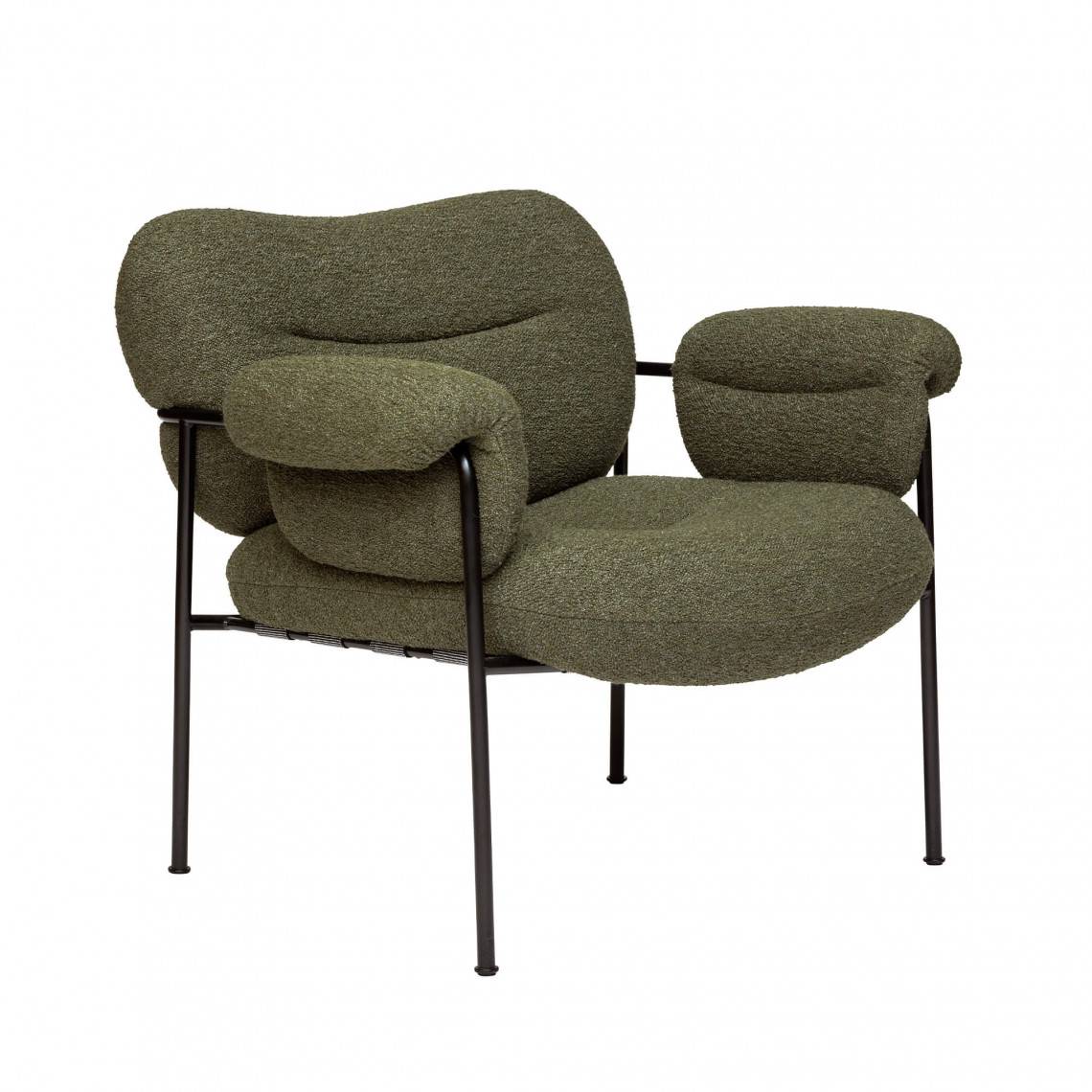 Fåtölj Bollo, Utförande Barnum Pine 9 / Matte Black