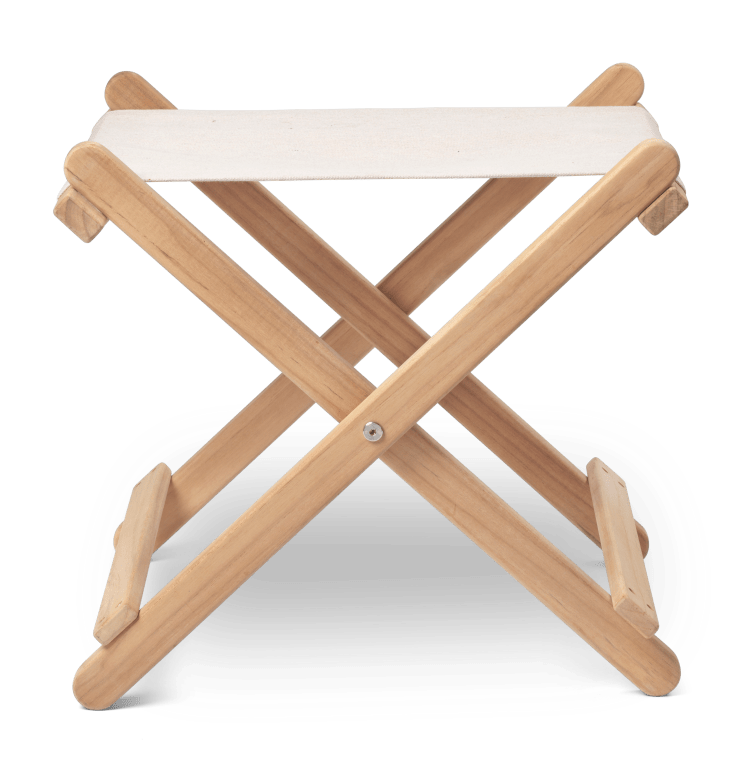 BM5768 | Fotpall till däckstol FSC™-certifierad teak, obehandlad, HeritagePapyrus
