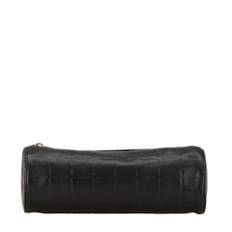 Chanel Vintage Pouch Stl. - Necessär Från Magasin - Black (L 8cm x W 22cm x D 8cm)